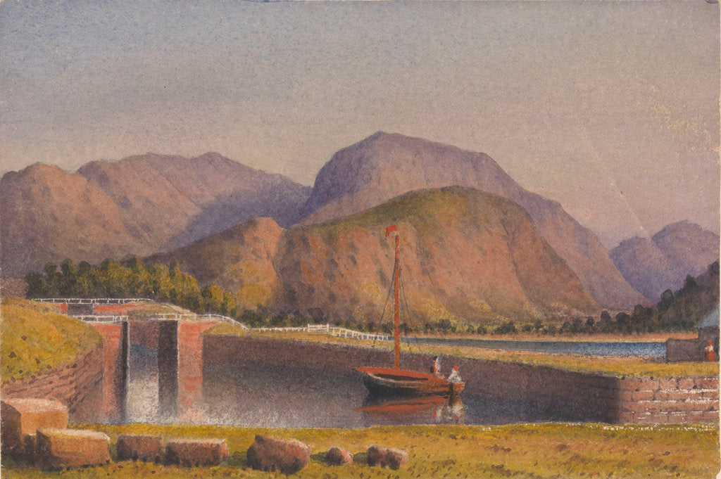 Detail of Ben Nevis, from the end of the Caledonian Canal, 1843 [Scotland] by Edward Gennys Fanshawe