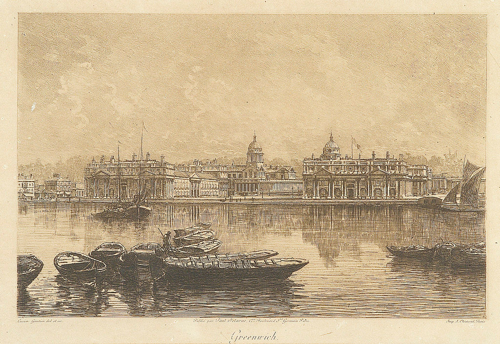 Detail of Greenwich by Lucien Gautier