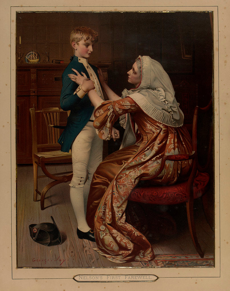 Detail of Nelson's first farewell by George William Joy