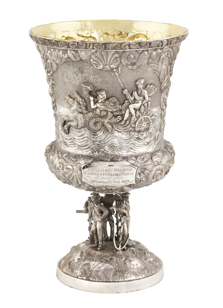 Detail of Presentation cup awarded to James Fitzjames by E. Terry & Co