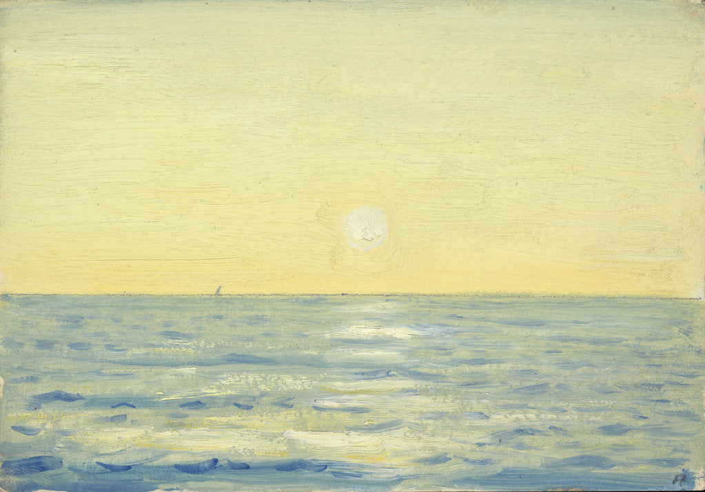 Detail of Seascape from the 'Castilian' by John Everett