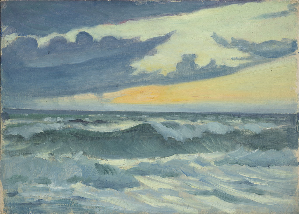 Detail of Seascape from the 'Birkdale' by John Everett