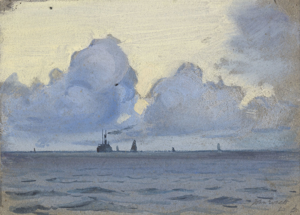 Detail of Seascape by John Everett