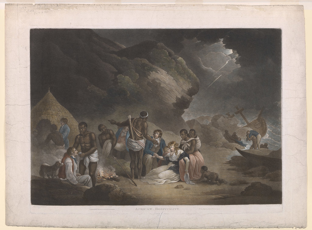 Detail of African Hospitality by John Raphael Smith