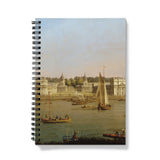 Greenwich Hospital from the north bank of the Thames Notebook