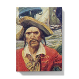 Pirate captain on deck Hardback Journal