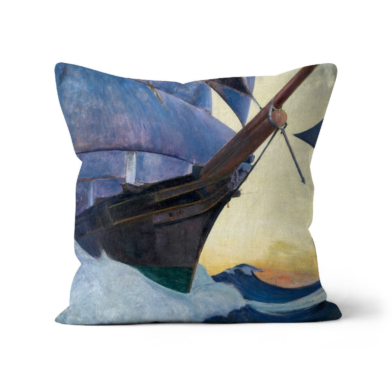 Bow view of Cutty Sark Cushion