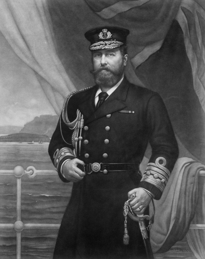 Detail of Admiral H.R.H. The Duke of Edinburgh, K.G. by Charles Algernon Tomkins