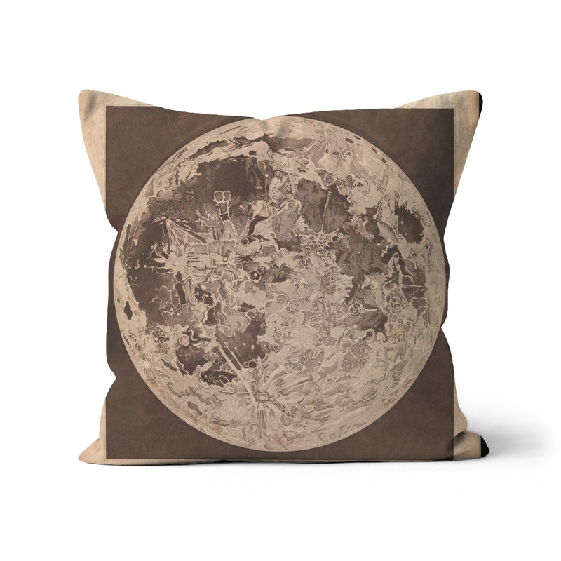 Telescopic appearance of the moon Cushion