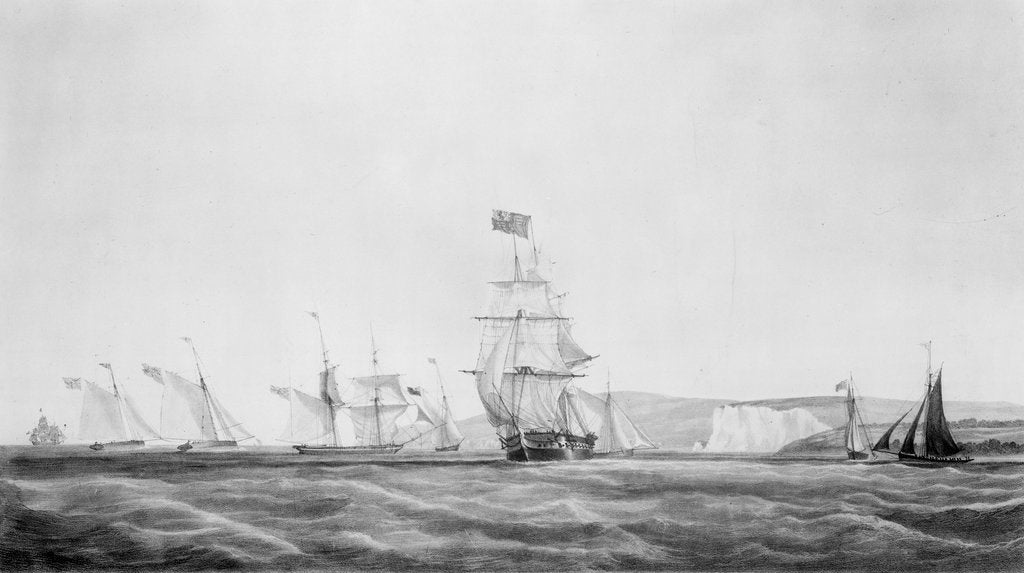 Detail of HMS 'Vestal' by John Christian Schetky