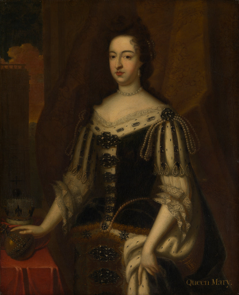 Detail of Mary II (1662-1694) by Godfrey Kneller