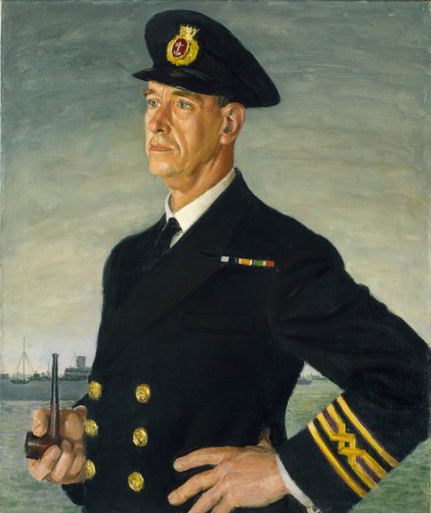 Detail of Frank E. Mattocks, Chief Engineer (1889-1965) by Bernard Hailstone