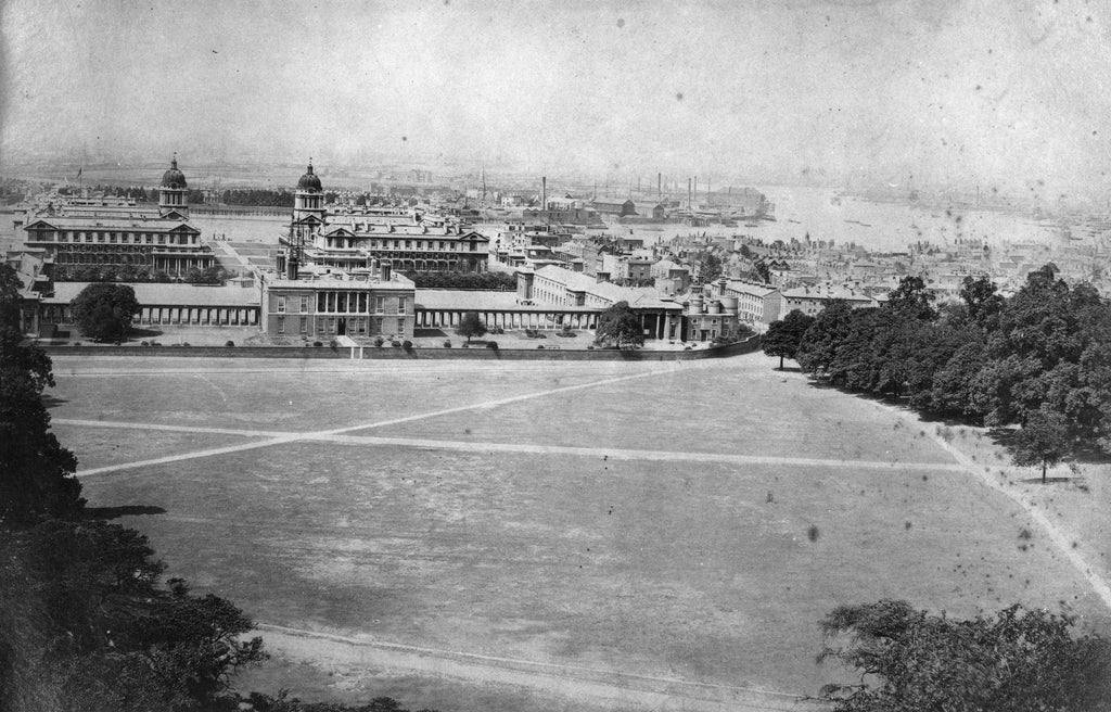 Detail of Photograph taken looking down on Queen's House from Greenwich Park, 1879-1884 by unknown