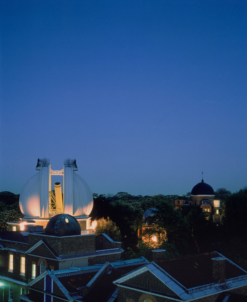 Detail of View of Royal Observatory Greenwich at night, taken from Flamsteed House by National Maritime Museum