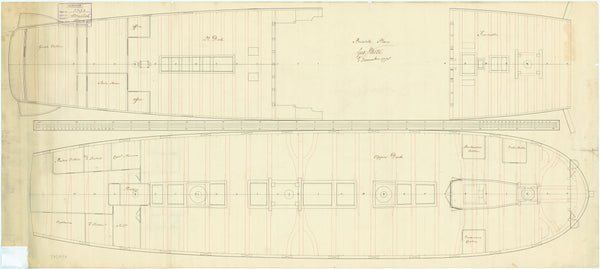 Plan for 'Bristol' (1775)