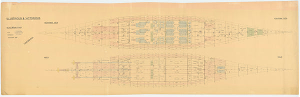 Platform Deck & Hold for HMS 'Illustrious' & 'Victorious'