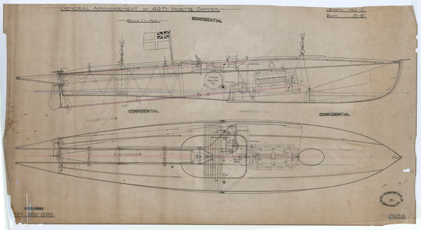16569; General arrangement plan for 'CMB1' (1916)