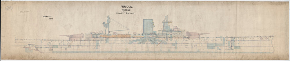 Inboard Profile Plan For HMS Furious 1916 inboard-profile-plan-for-hms-furious-1916