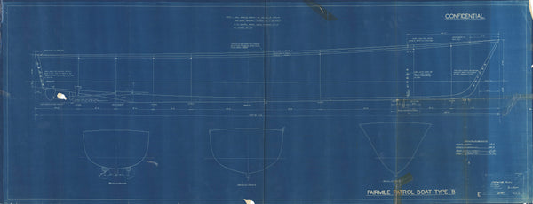 Docking plan for 'Fairmile B'