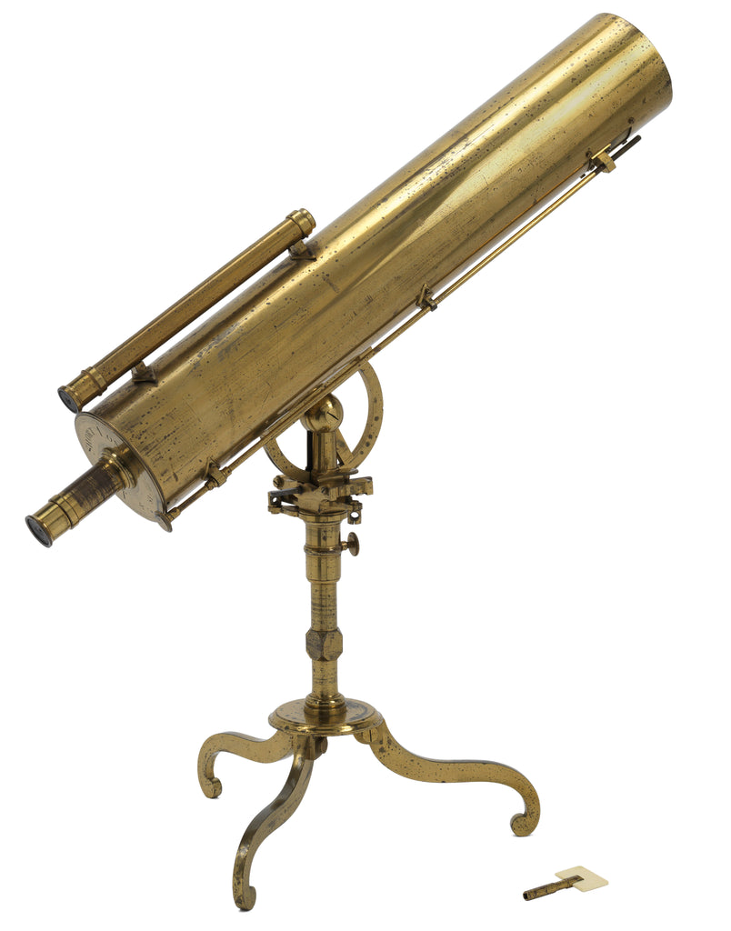 Detail of Portable reflector telescope by James Short