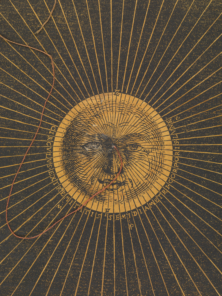 Detail of Detail of Volvelle giving the rules for predicting solar and lunar eclipses by Peter Apian