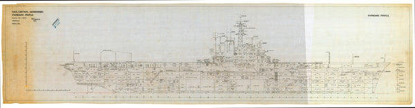 Starboard Profile for HMS 'Centaur' (1947)