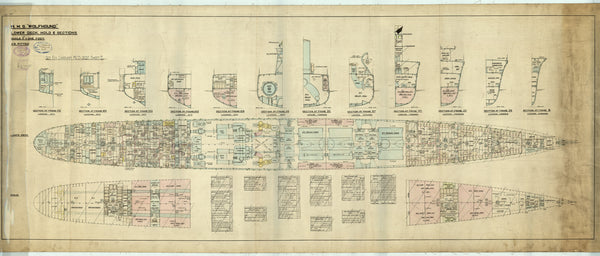 Plan for HMS 'Wolfhound'