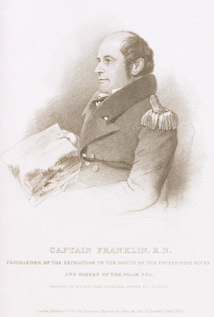 Detail of Captain John Franklin by Thomas Charles Wageman