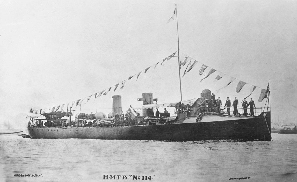 Detail of Torpedo boat 'TB 114' by unknown