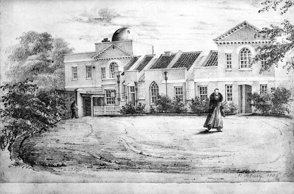 Detail of Old Royal Observatory Miss Smiths drawings 18th Oct 1838 by Miss Smith