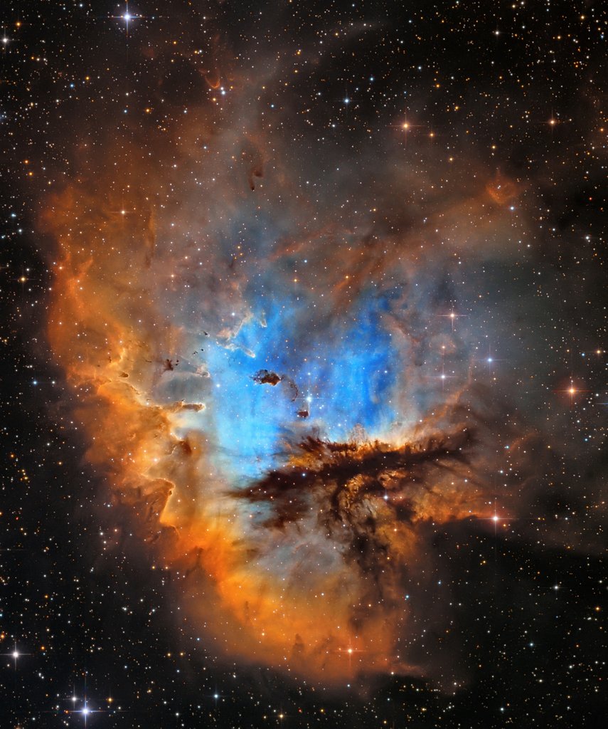 Detail of NGC281 Pacman by Andriy Borovkov