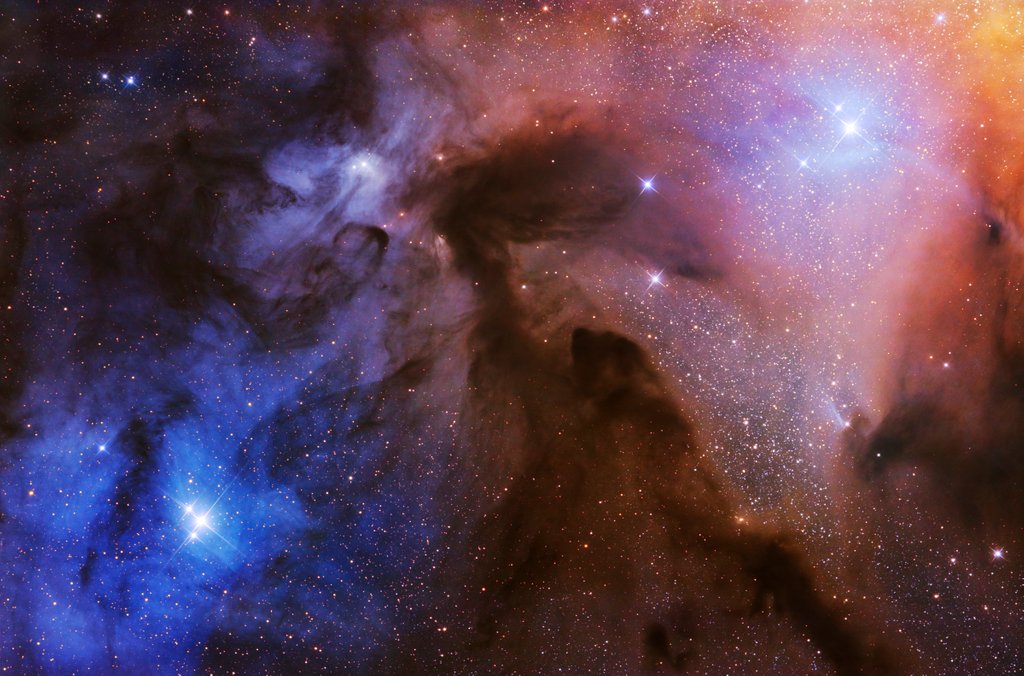 Detail of The Rho Ophiuchi Clouds by Artem Mironov