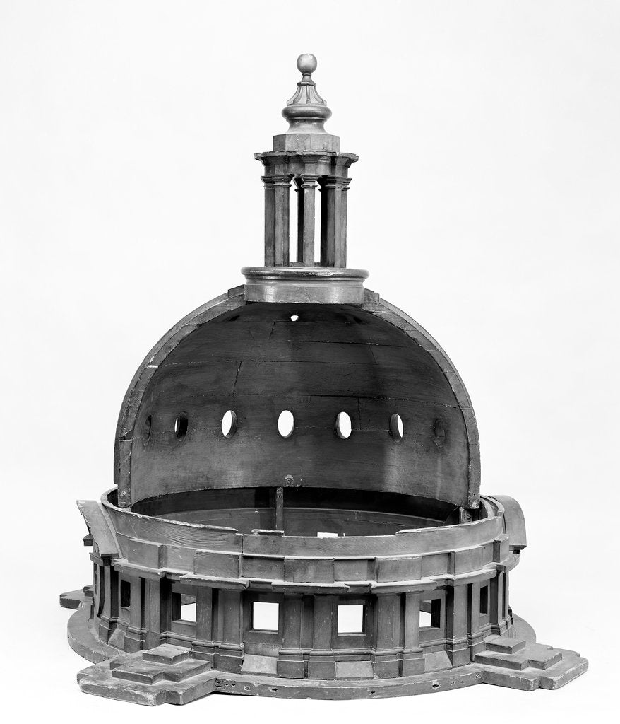 Detail of Model for the domes of Greenwich Hospital by James Smallwell