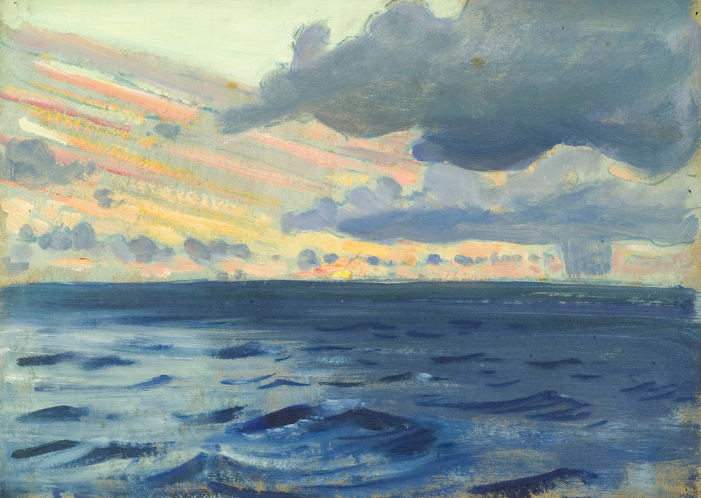 Detail of Seascape from the 'Birkdale' by John Everett