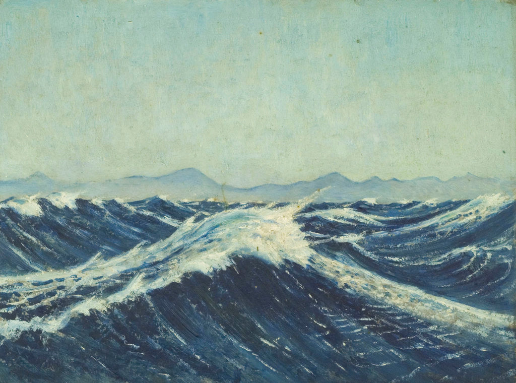 Detail of Seascape from the 'Umberleigh' by John Everett