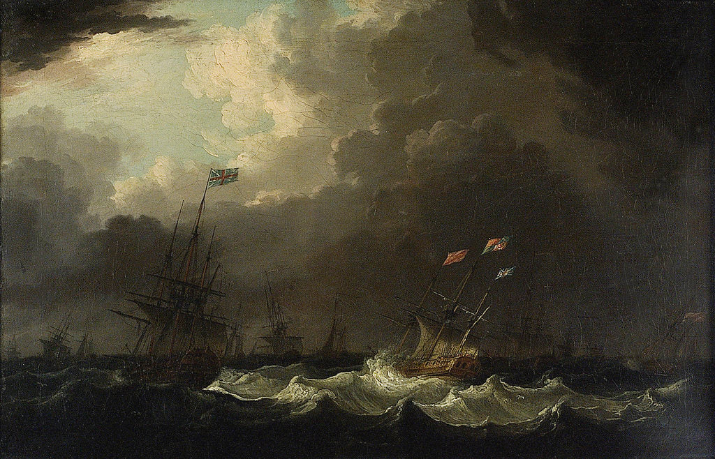 Detail of Princess Charlotte's passage to England, September 1761 by Richard Wright
