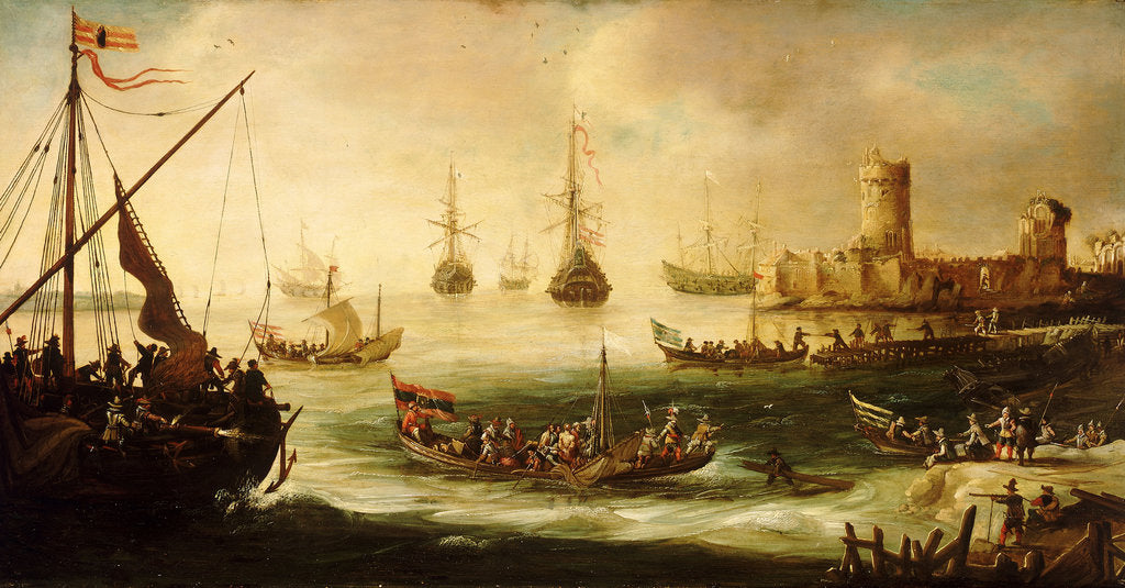 Detail of The return of a Spanish expedition by Andries van Eertvelt