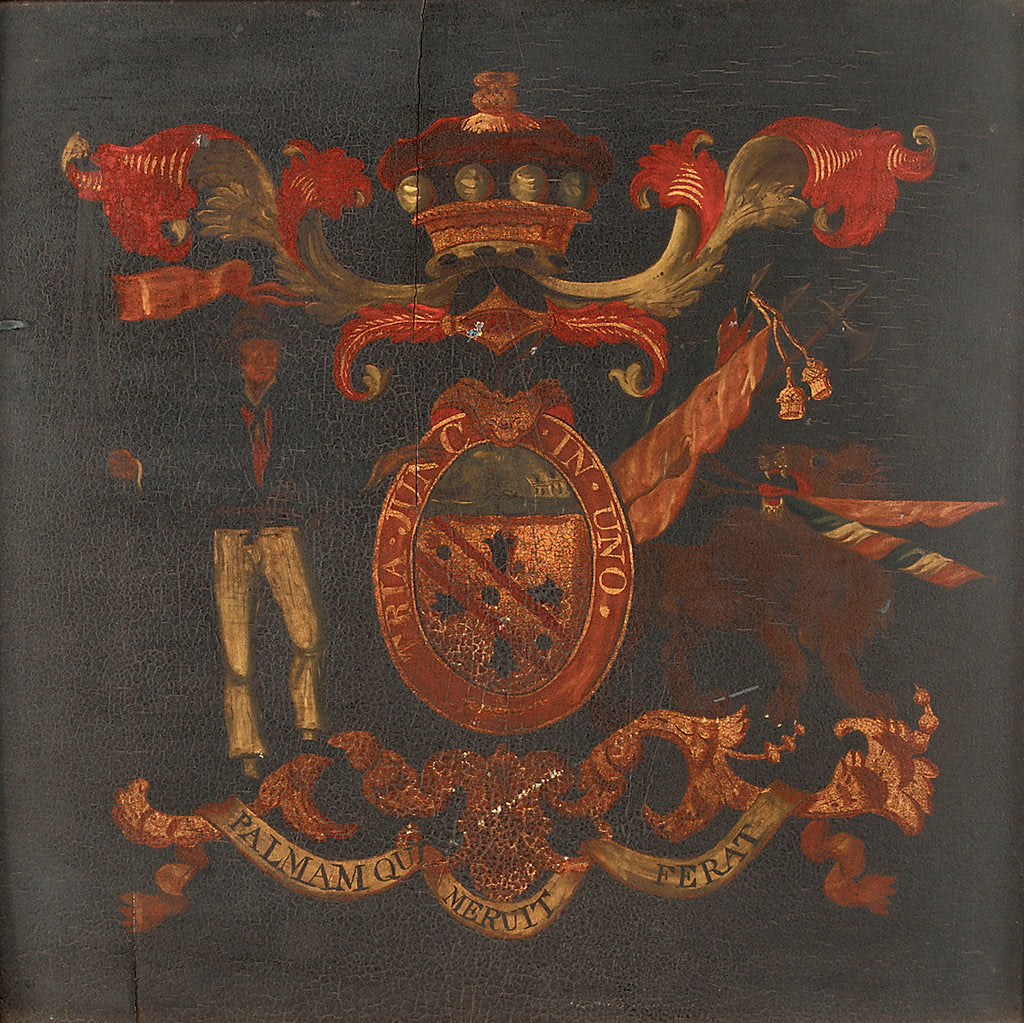 Detail of Nelson's coat of arms by British School