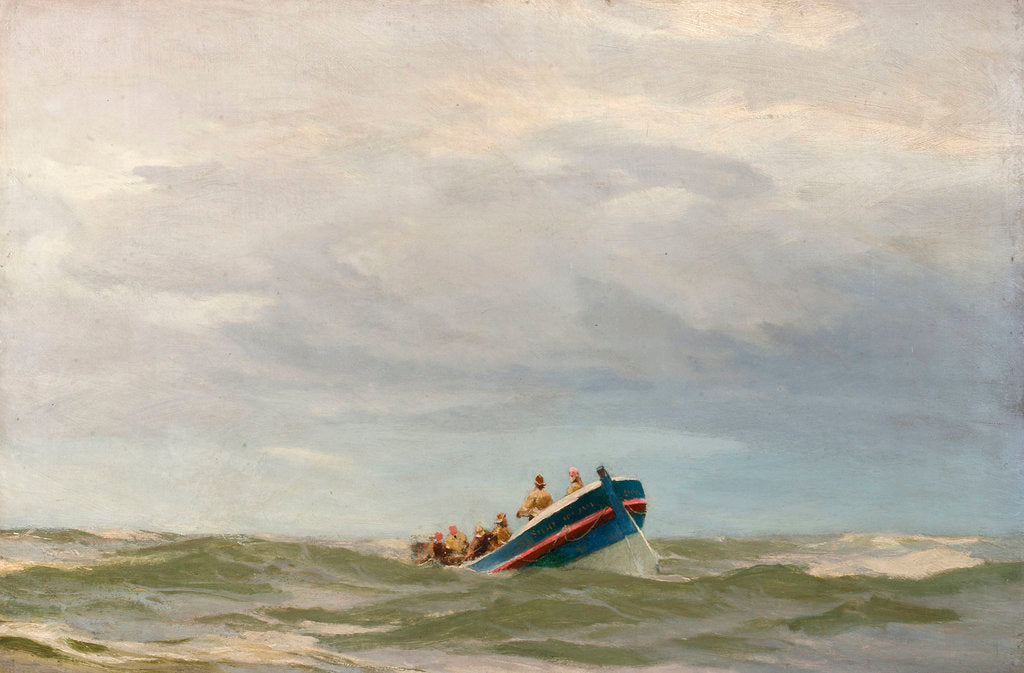 Detail of A life boat by John Fraser