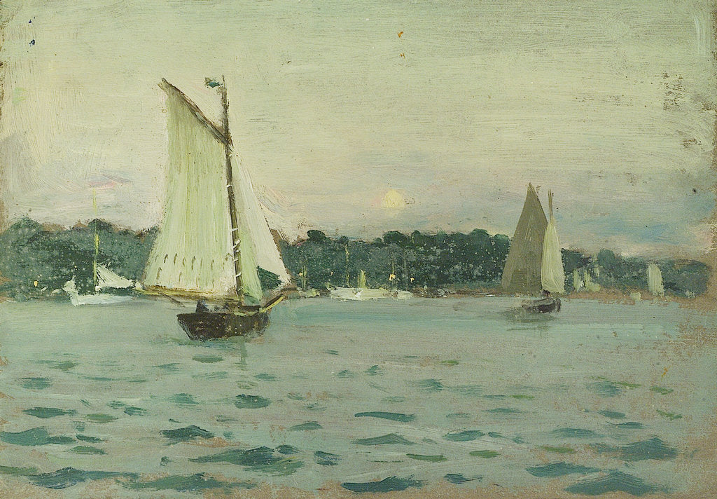 Detail of Yachting at Cowes by John Everett