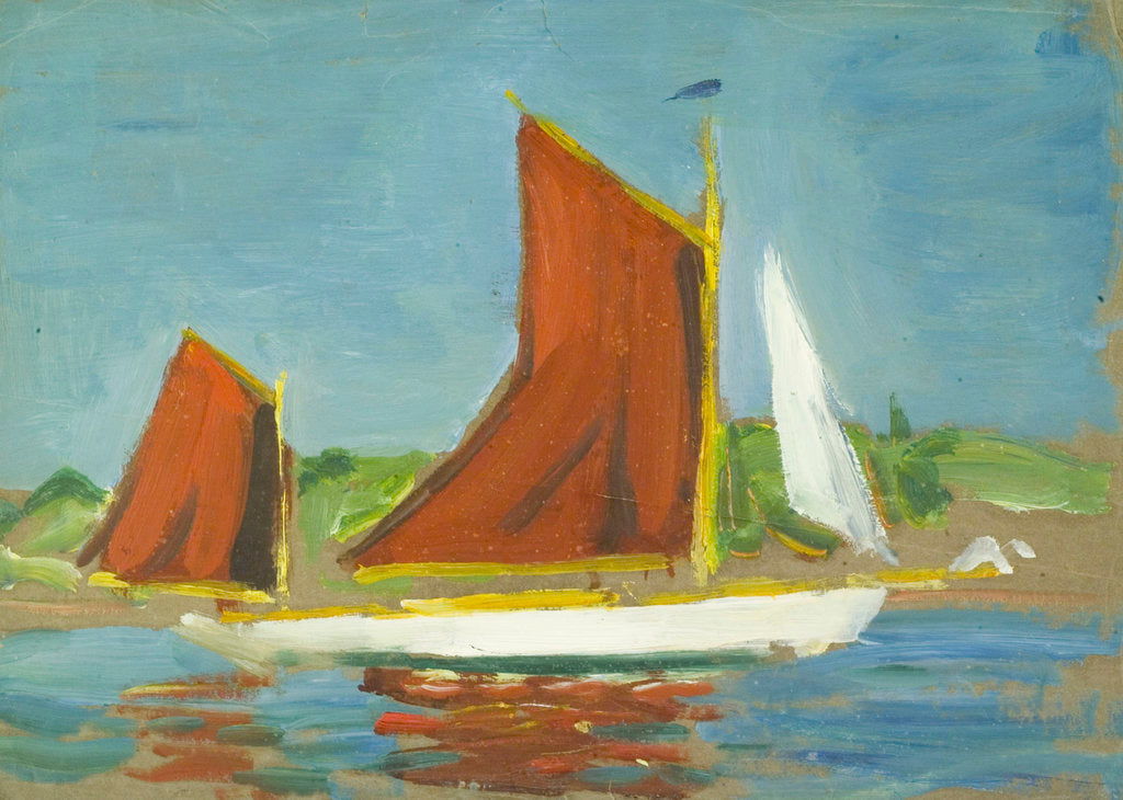 Detail of Yachting at Cowes by John Everett