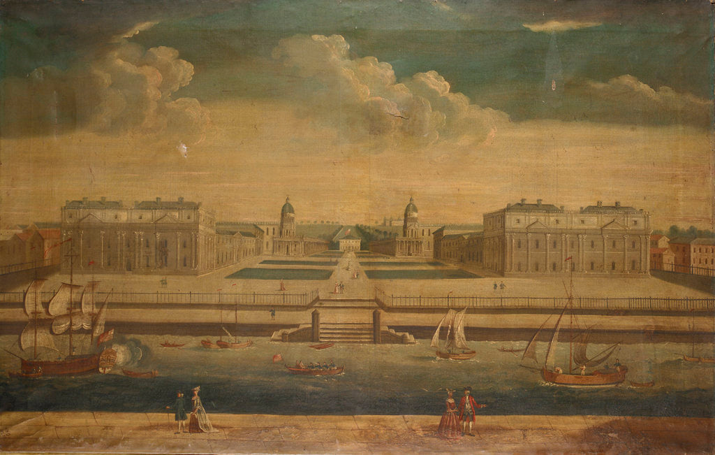 Detail of View of Greenwich by Monogrammist H.G.