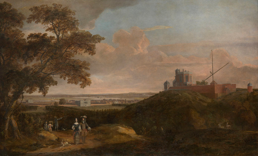 Detail of Royal Observatory from Crooms Hill by English School