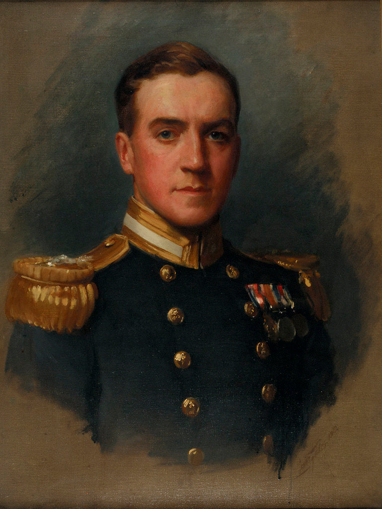 Detail of Lieutenant Commander Denis Quentin Fildes (1889-1975) by Luke Fildes