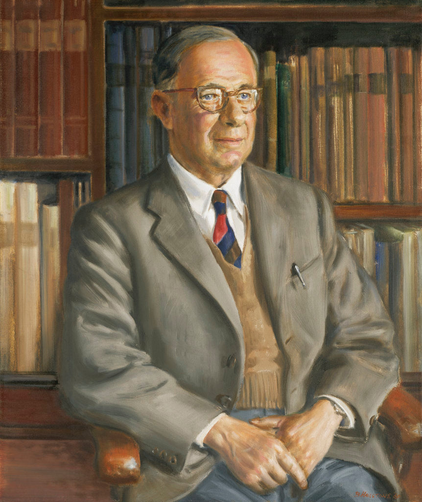 Detail of Dr Roger Charles Anderson (1883-1976), naval historian by Bernard Hailstone