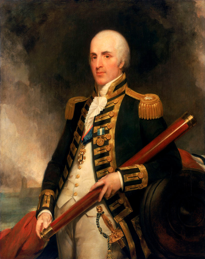 Detail of Rear-Admiral Sir Alexander John Ball (1757-1809) by Henry William Pickersgill