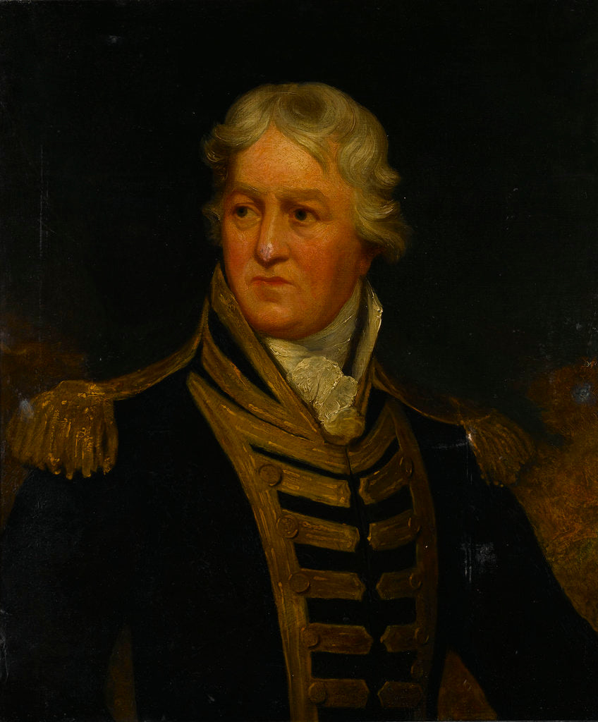 Detail of Admiral Charles Middleton, later Lord Barham (1726-1813) by Isaac Pocock
