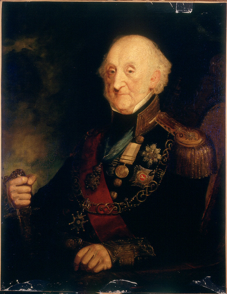 Detail of Vice-Admiral Sir Charles Bullen (1769-1853) by A. Grant