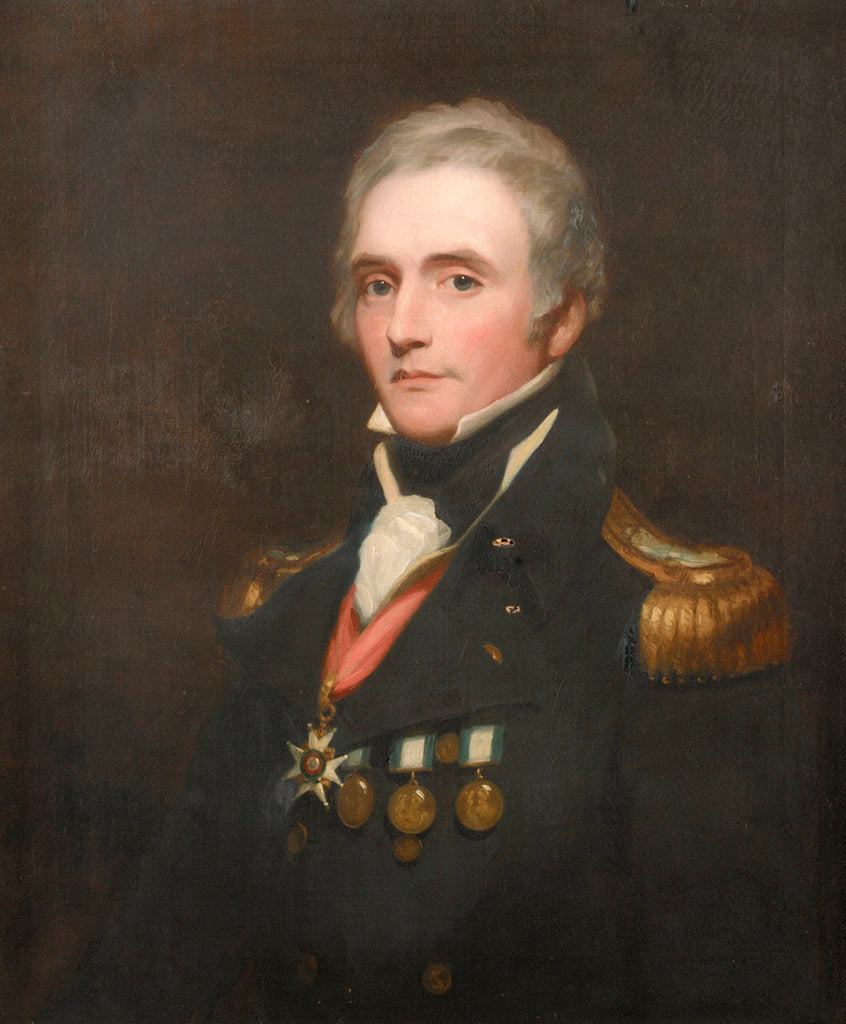 Detail of Captain Edward Berry (1768-1831) by Thomas Phillips
