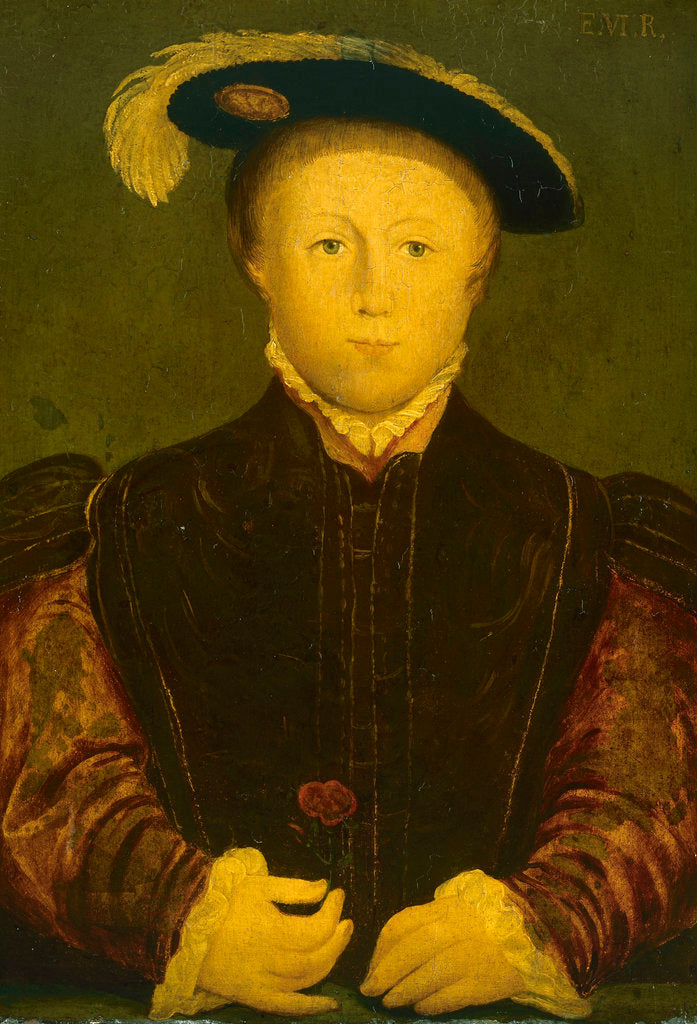 Detail of Edward VI (1537-1553) by Hans Holbein
